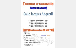 Tournoi Epouville 20 Juin 2015